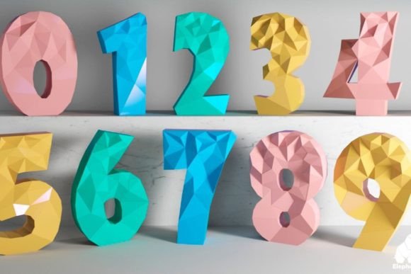 Custom 3D Number Displays for Birthdays SVG Crafts