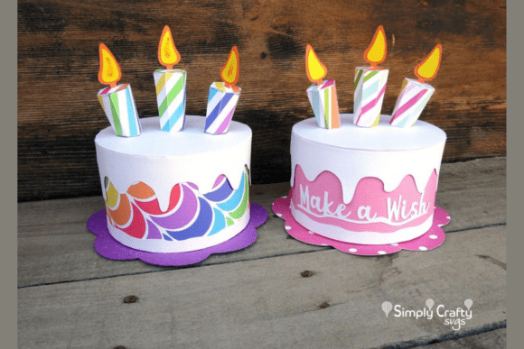 Birthday Cake Box for Birthdays 3D SVG Crafts