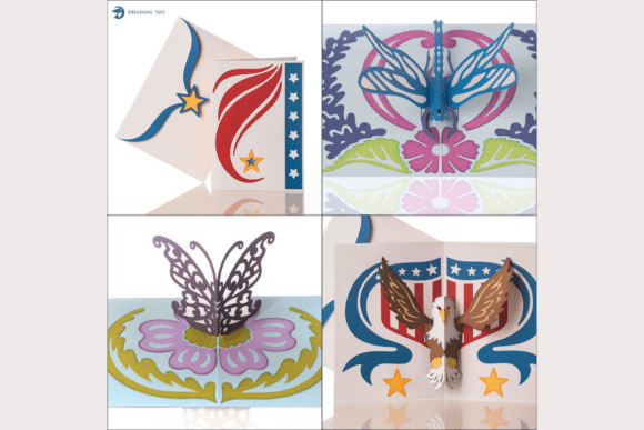 Eye-Catching Popup Card SVG Files With Dimensional Designs