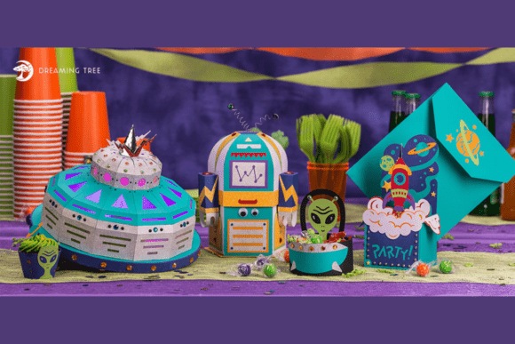 Celestial Celebration SVG Bundle Birthday Paper Craft