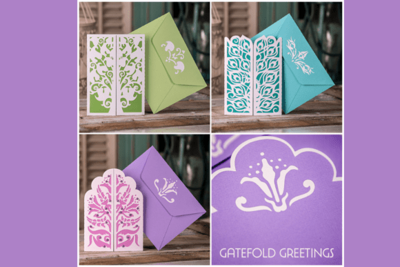 Elegant Popup Card SVG Files With Gatefold Style