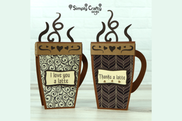 Cozy Coffee Popup Card SVG Files