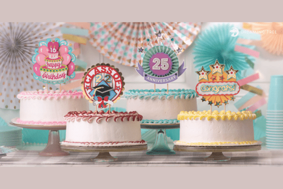 Top It Off SVG Bundle Birthday Paper Craft