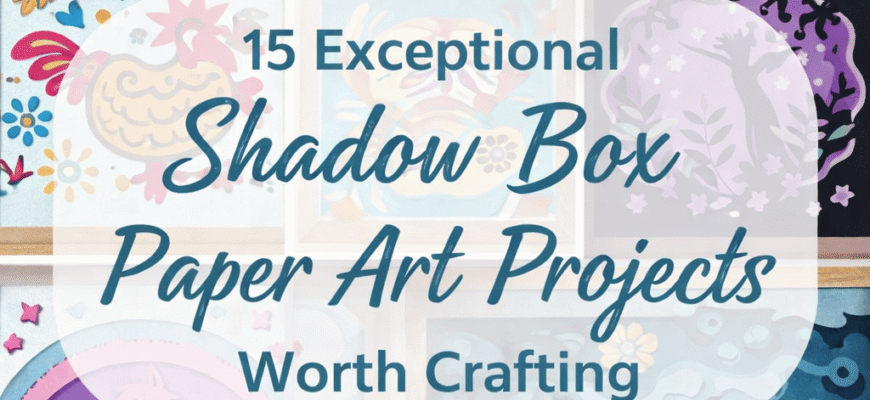15 Exceptional Shadow Box Paper Art Projects Worth Crafting