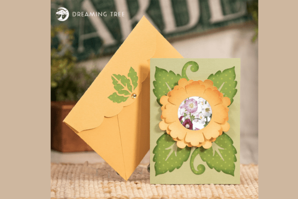 Bloom & Grow 3D Card SVG Blossom