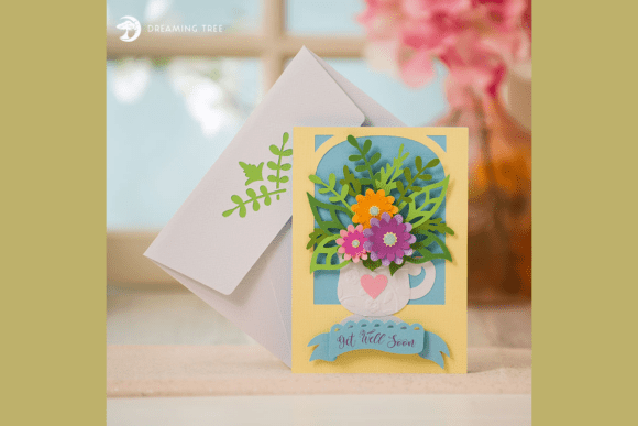 Get Well Greeting Card Svg Files Comfort Design