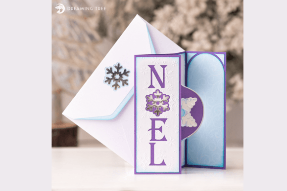 Noel Spinner 3D Card SVG Gatefold