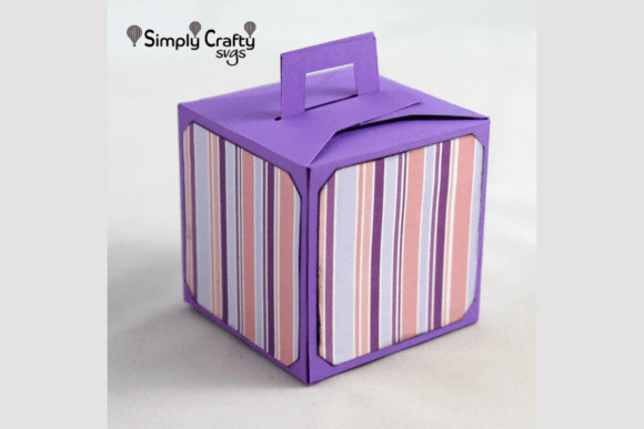 Square Handle Birthday Box SVG Set