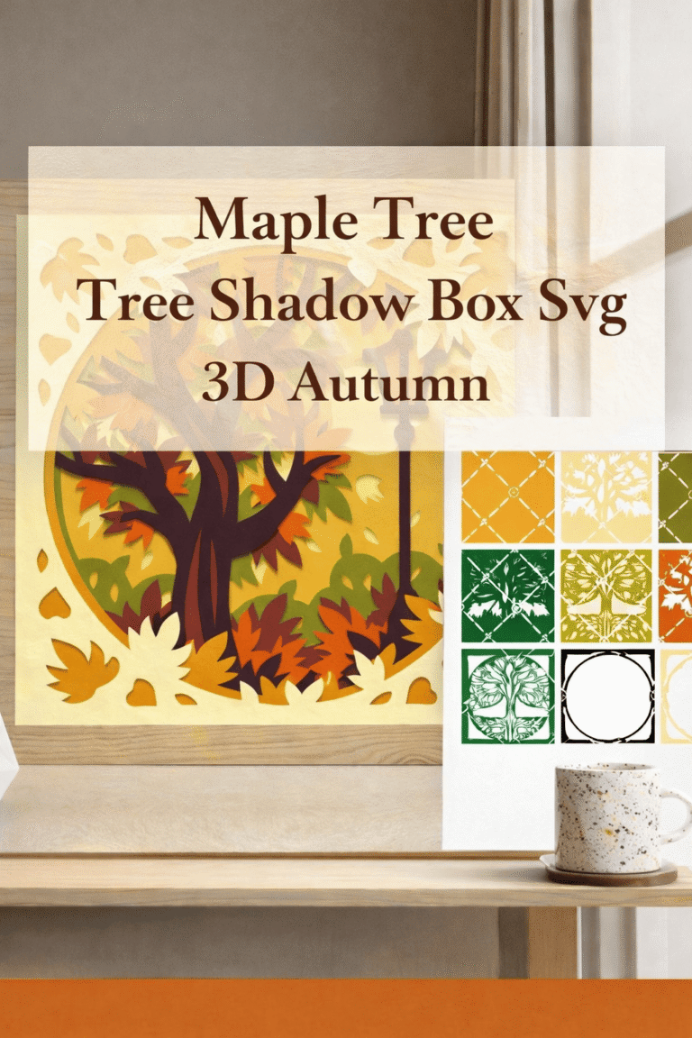 Shadow Box Tree 10 Beautiful Tree Shadow Box SVG Templates - Diynify