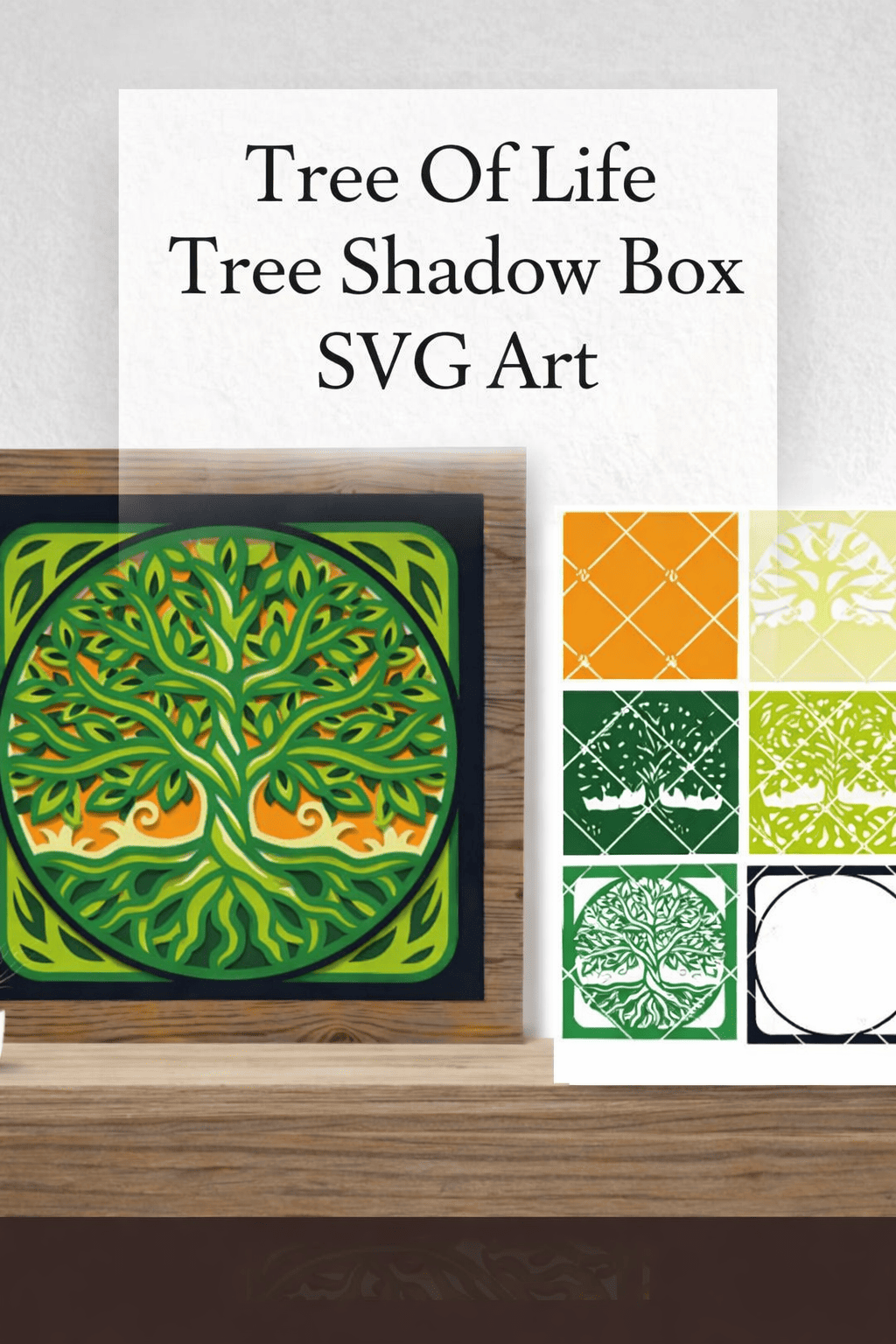 Shadow Box Tree 10 Beautiful Tree Shadow Box SVG Templates - Diynify