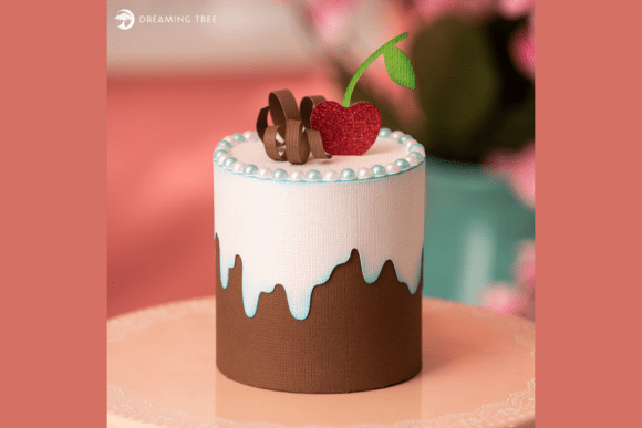 Petite Cake Birthday Gift SVG Design