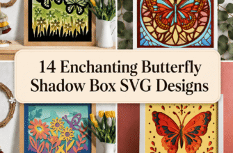 14 Enchanting Butterfly Shadow Box SVG Designs