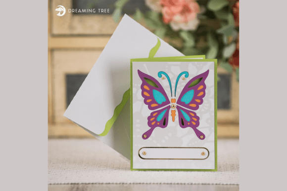 Graceful Butterfly Card SVG Keepsake