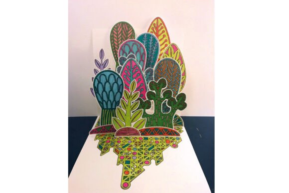 Forest Scene Pop Up Card Svg Kit
