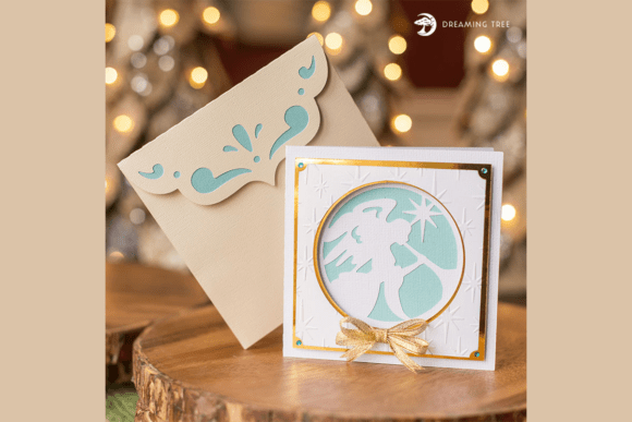 Glory Layered Greeting Card Svg Angel