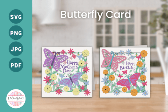 Mother’s Day Butterfly Card SVG Keepsake