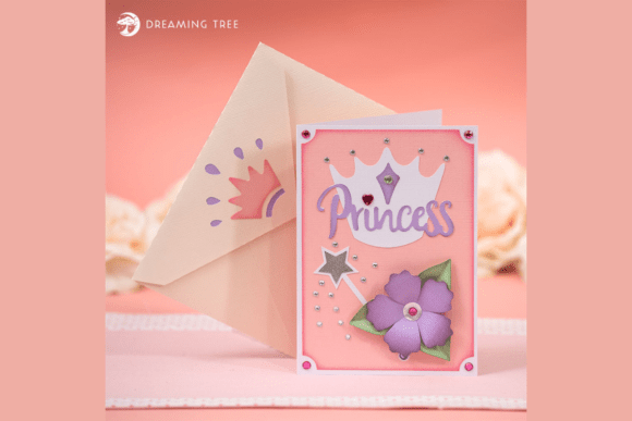 Princess Crown Pop Up Card SVG Craft