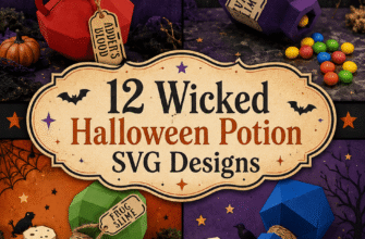 12 Wicked Halloween Potion SVG Designs