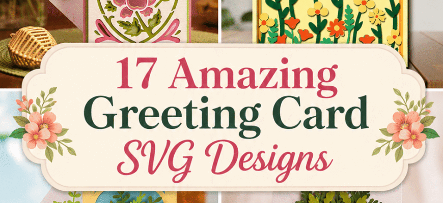 17 Amazing Greeting Card SVG Designs