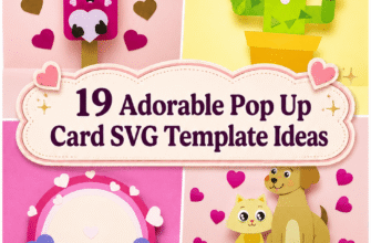 19 Adorable Pop Up Card SVG Template Ideas