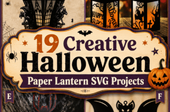 19 Creative Halloween Paper Lantern SVG Projects