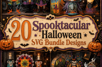 20 Spooktacular Halloween SVG Bundle Designs