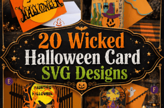20 Wicked Halloween Card SVG Designs