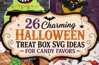 26 Charming Halloween Treat Box SVG Ideas For Candy Favors