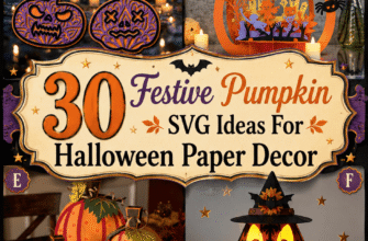 30 Festive Pumpkin SVG Ideas For Halloween Paper Decor