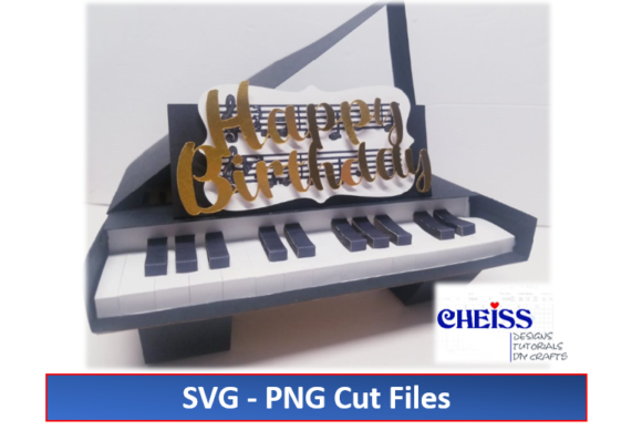 Piano Birthday Pop Up Card Svg Review
