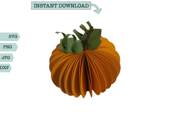 Accordion Pumpkin Svg For Fall Tables