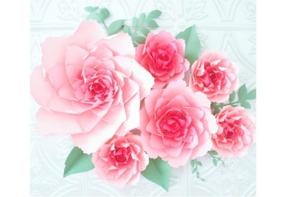 Athena Paper Peony SVG Flower