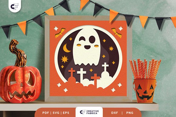 Baby Ghost Svg Graveyard Light Box