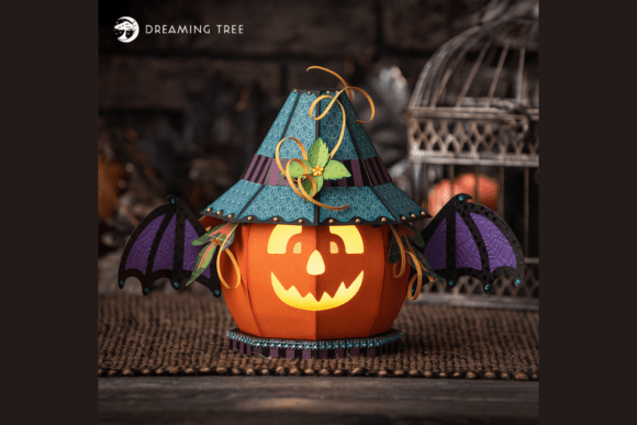 Batty Layers Pumpkin SVG For Halloween
