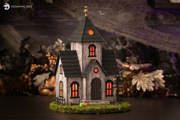 Eek Estate Haunted House SVG Mansion