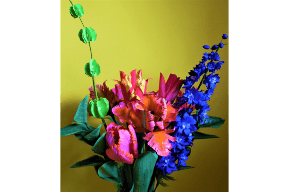 Esprit Paper Flower Bouquet SVG Design