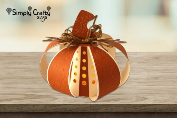 Cozy Fall Pumpkin Svg Luminary Glow