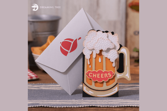 Father's Day Handmade Card Svg Cheers