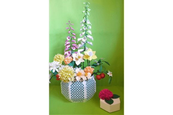 Fiore Paper Flower Bouquet SVG Craft