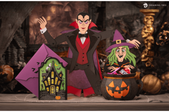 Ghoulish Gatherings Halloween Svg Bundle Scenes