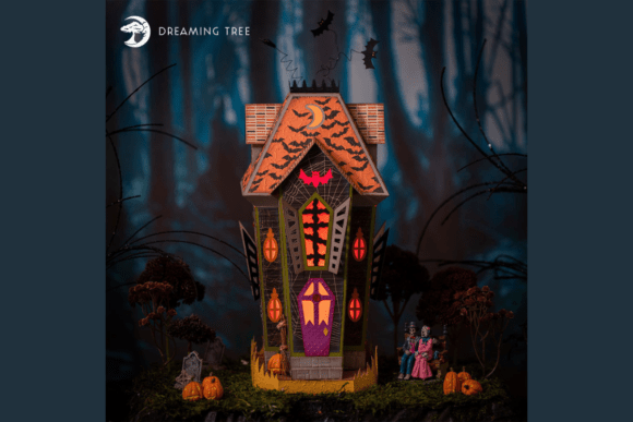 Grisly Place Haunted House SVG Luminary