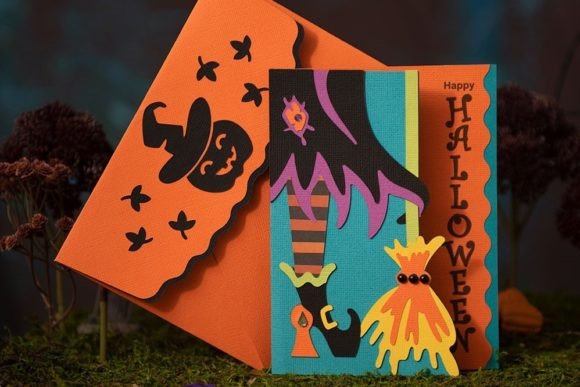 Folded Halloween Card SVG Keepsake