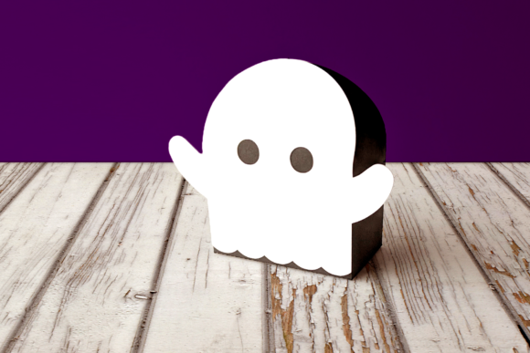Halloween Treat Ghost SVG Gift Box