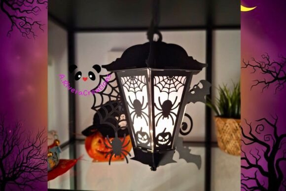Spooky Halloween Paper Lantern SVG File