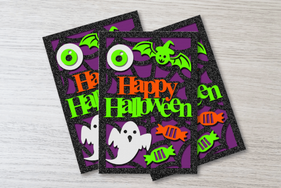 Bright Halloween Card Svg Party Layers