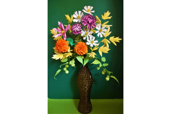Moneta Paper Flower Bouquet SVG Medley
