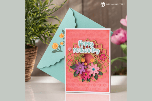 Mother's Day Handmade Card SVG Bloom