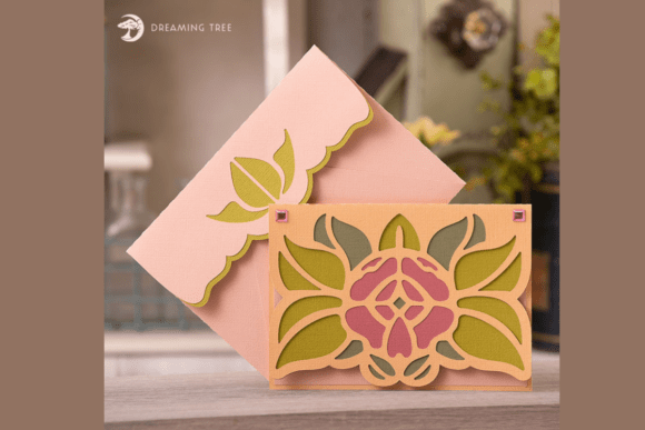 Rose Bloom Handmade Card Svg Art