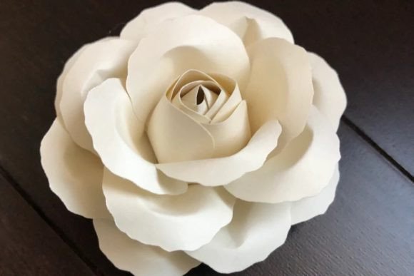 Mini Paper Rose SVG For Sweet Decor