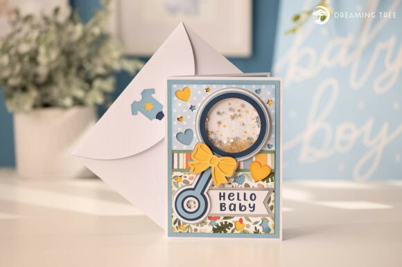 Shake, Rattle Handmade Card Svg Charm
